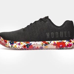 NOBULL Women's Black Floral Sneakers size 9 women